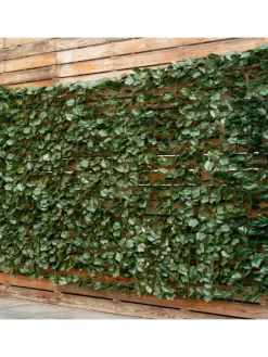 COSTWAY Gartendekoration<Künstlich Pflanzenwand 150x240cm in Grün