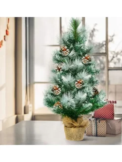 COSTWAY Künstliche Weihnachtsbäume<Künstlicher Mini Weihnachtsbaum in Grün