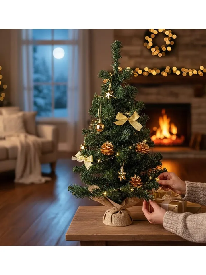 Profiline Künstliche Weihnachtsbäume<Künstlicher Mini-Weihnachtsbaum in Grün - (H)75 cm