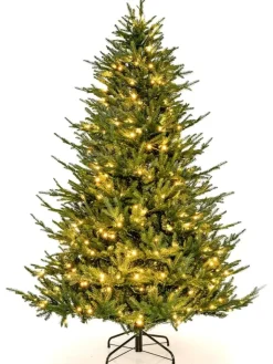 COSTWAY Künstliche Weihnachtsbäume<Künstlicher Weihnachtsbaum LED in Grün