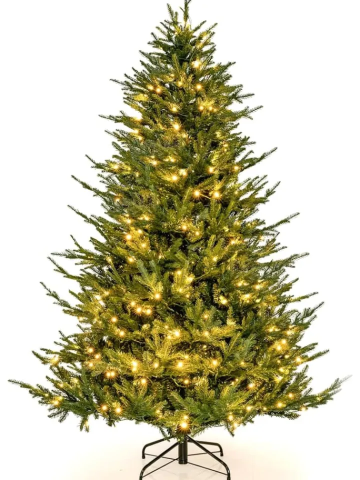 COSTWAY Künstliche Weihnachtsbäume<Künstlicher Weihnachtsbaum LED in Grün