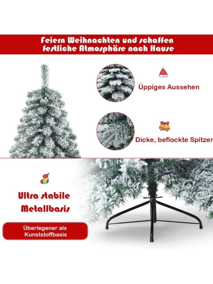 COSTWAY Künstliche Weihnachtsbäume<Künstlicher Weihnachtsbaum in Grün