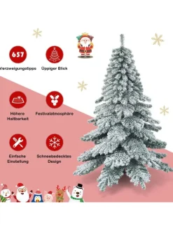 COSTWAY Künstliche Weihnachtsbäume<Künstlicher Weihnachtsbaum in Grün