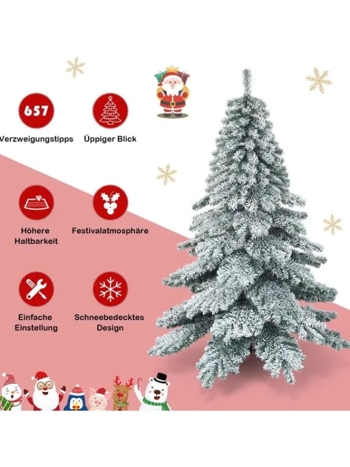 COSTWAY Künstliche Weihnachtsbäume<Künstlicher Weihnachtsbaum in Grün