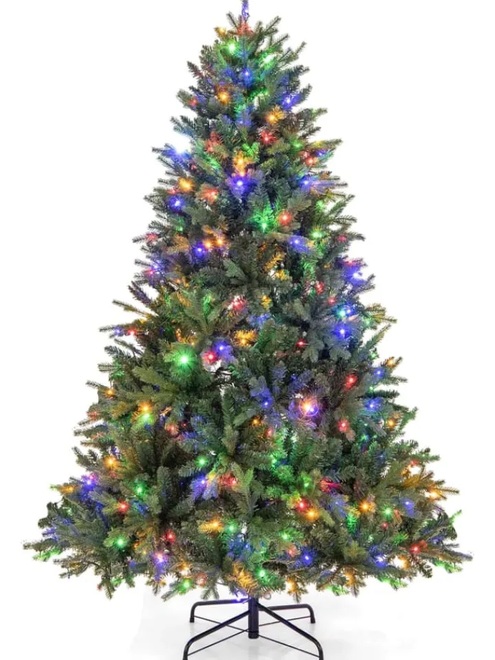 COSTWAY Künstliche Weihnachtsbäume<Künstlicher Weihnachtsbaum LED in Grün