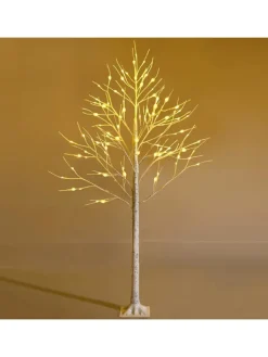 COSTWAY Künstliche Weihnachtsbäume<Künstlicher Weihnachtsbaum LED in Weiß