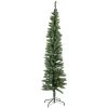 Clayre & Eef Künstliche Weihnachtsbäume<Künstlicher Weihnachtsbaum in Grün - (H)210 x Ø 50 cm