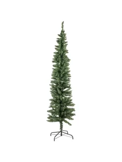 Clayre & Eef Künstliche Weihnachtsbäume<Künstlicher Weihnachtsbaum in Grün - (H)210 x Ø 50 cm