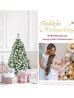 COSTWAY Künstliche Weihnachtsbäume<Künstlicher Weihnachtsbaum in Grün