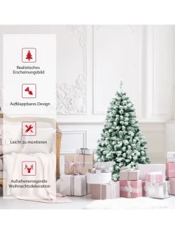 COSTWAY Künstliche Weihnachtsbäume<Künstlicher Weihnachtsbaum in Grün