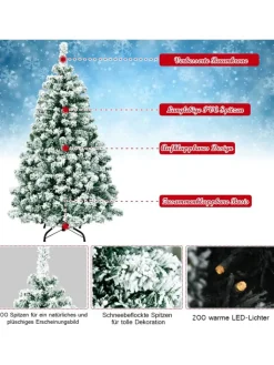 COSTWAY Künstliche Weihnachtsbäume<Künstlicher Weihnachtsbaum in Grün
