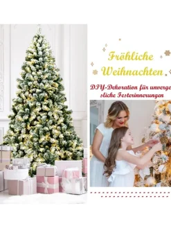 COSTWAY Künstliche Weihnachtsbäume<Künstlicher Weihnachtsbaum in Grün
