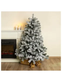 Profiline Künstliche Weihnachtsbäume<Künstlicher Weihnachtsbaum in Grün/ Weiß - (H)150 cm