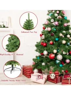 COSTWAY Künstliche Weihnachtsbäume<Künstlicher Weihnachtsbaum in Grün