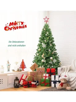 COSTWAY Künstliche Weihnachtsbäume<Künstlicher Weihnachtsbaum in Grün