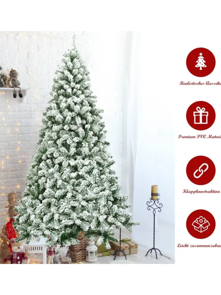 COSTWAY Künstliche Weihnachtsbäume<Künstlicher Weihnachtsbaum in Grün