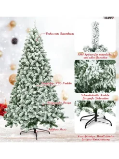 COSTWAY Künstliche Weihnachtsbäume<Künstlicher Weihnachtsbaum in Grün