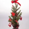 Villa d´Este Künstliche Weihnachtsbäume<Künstlicher Weihnachtsbaum in Grün/ Rot - (H)45 cm