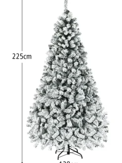 COSTWAY Künstliche Weihnachtsbäume<Künstlicher Weihnachtsbaum LED in Grün