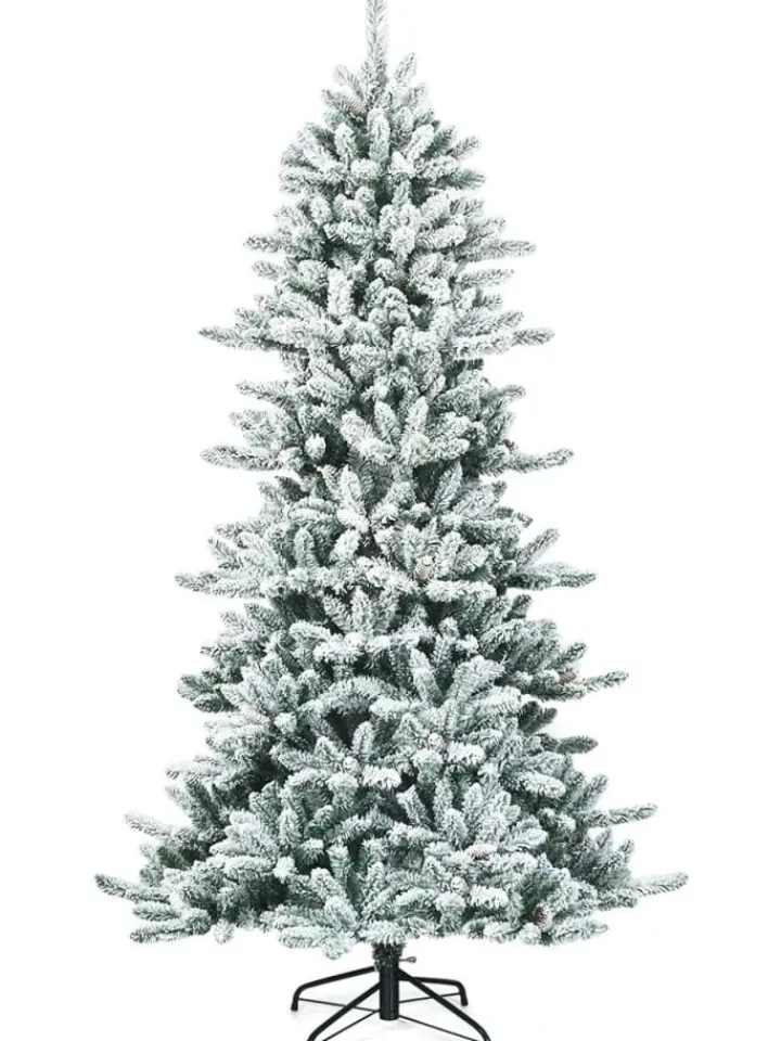 COSTWAY Künstliche Weihnachtsbäume<Künstlicher Weihnachtsbaum in Weiß