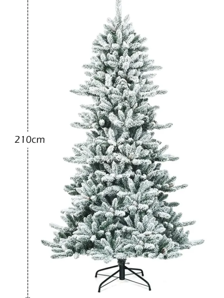 COSTWAY Künstliche Weihnachtsbäume<Künstlicher Weihnachtsbaum in Weiß
