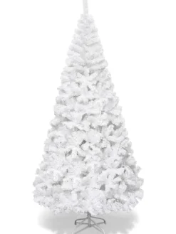 COSTWAY Künstliche Weihnachtsbäume<Künstlicher Weihnachtsbaum in Weiß