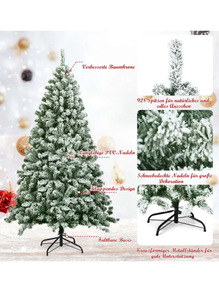 COSTWAY Künstliche Weihnachtsbäume<Künstlicher Weihnachtsbaum in Grün