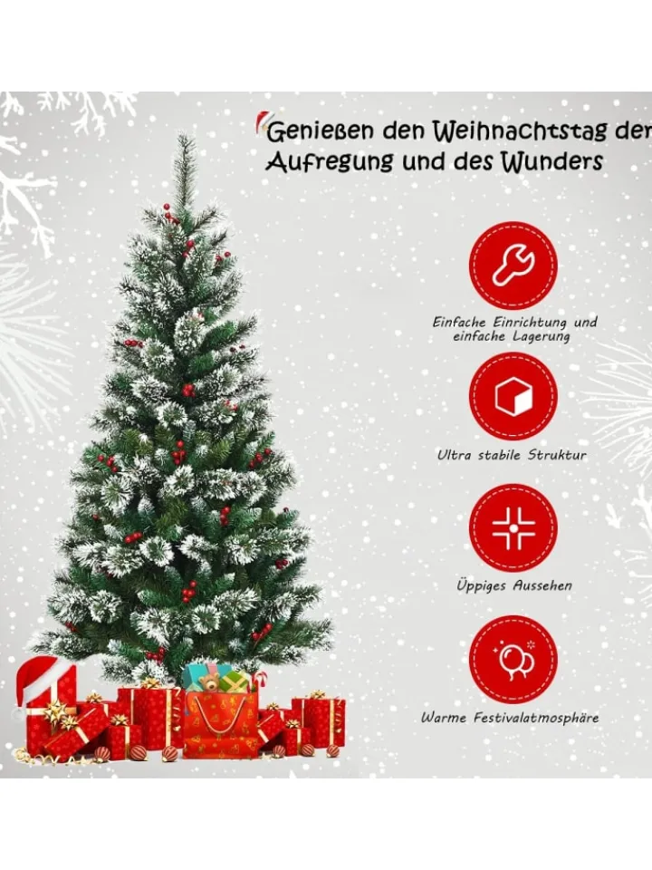 COSTWAY Künstliche Weihnachtsbäume<Künstlicher Weihnachtsbaum in Grün