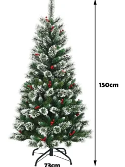 COSTWAY Künstliche Weihnachtsbäume<Künstlicher Weihnachtsbaum in Grün