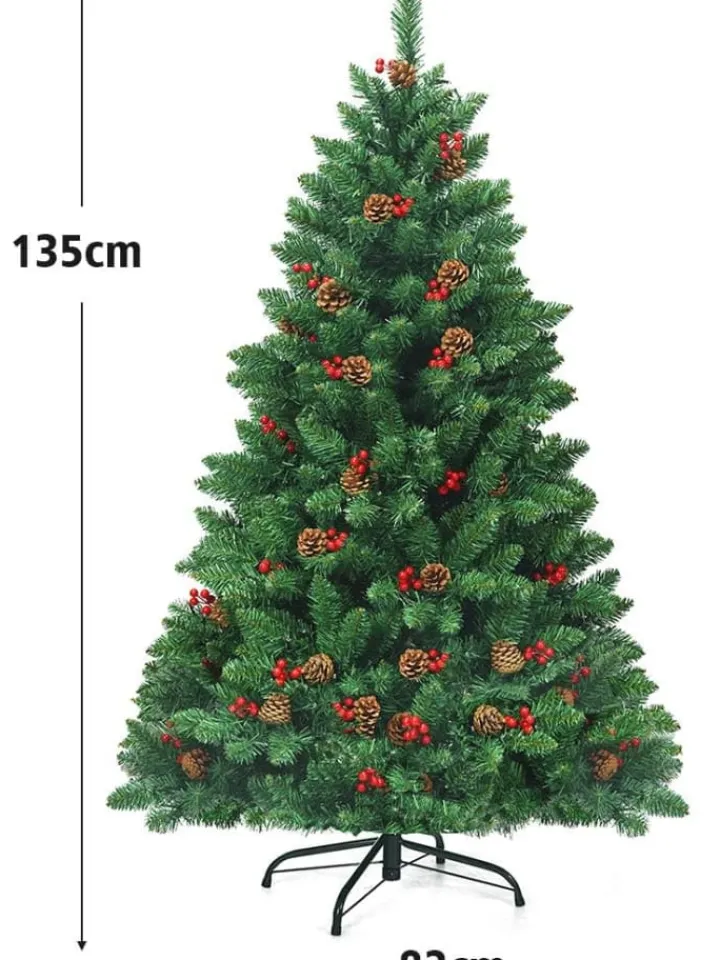 COSTWAY Künstliche Weihnachtsbäume<Künstlicher Weihnachtsbaum LED in Grün