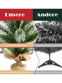 COSTWAY Künstliche Weihnachtsbäume<Künstlicher Weihnachtsbaum in Grün