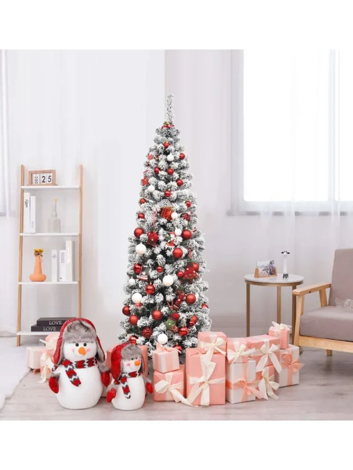 COSTWAY Künstliche Weihnachtsbäume<Künstlicher Weihnachtsbaum LED in Grün