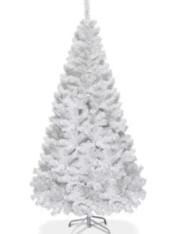 COSTWAY Künstliche Weihnachtsbäume<Künstlicher Weihnachtsbaum in Weiß