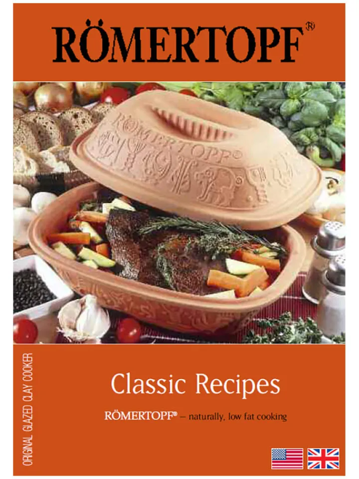Römertopf Bücher<Kochbuch "Classic recipes" - englischsprachig