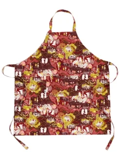 Moomin Küchentextilien<Kochschürze ''Festive Moments'' in Rot/ Gelb - (L)94 x (B)87 cm
