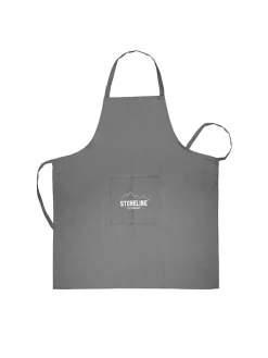 Stoneline Tisch- & Küchentextilien|Küchentextilien<Kochschürze in Grau - (L)102,5 x (B)69,5 cm