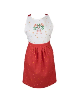 Clayre & Eef Küchentextilien<Kochschürze in Rot - (L)85 x (B)70 cm