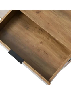 ABRIHOME Regale & Schränke<Kommode in Dunkleiche mit 6 Schubladen, 120x40x76 cm