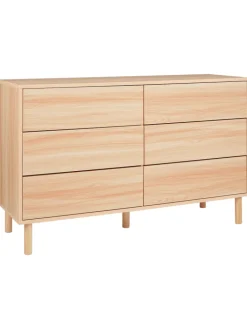 Beliani Regale & Schränke<Kommode SHARPE in Braun - (W) 120 x (H) 74 x (L) 40 cm