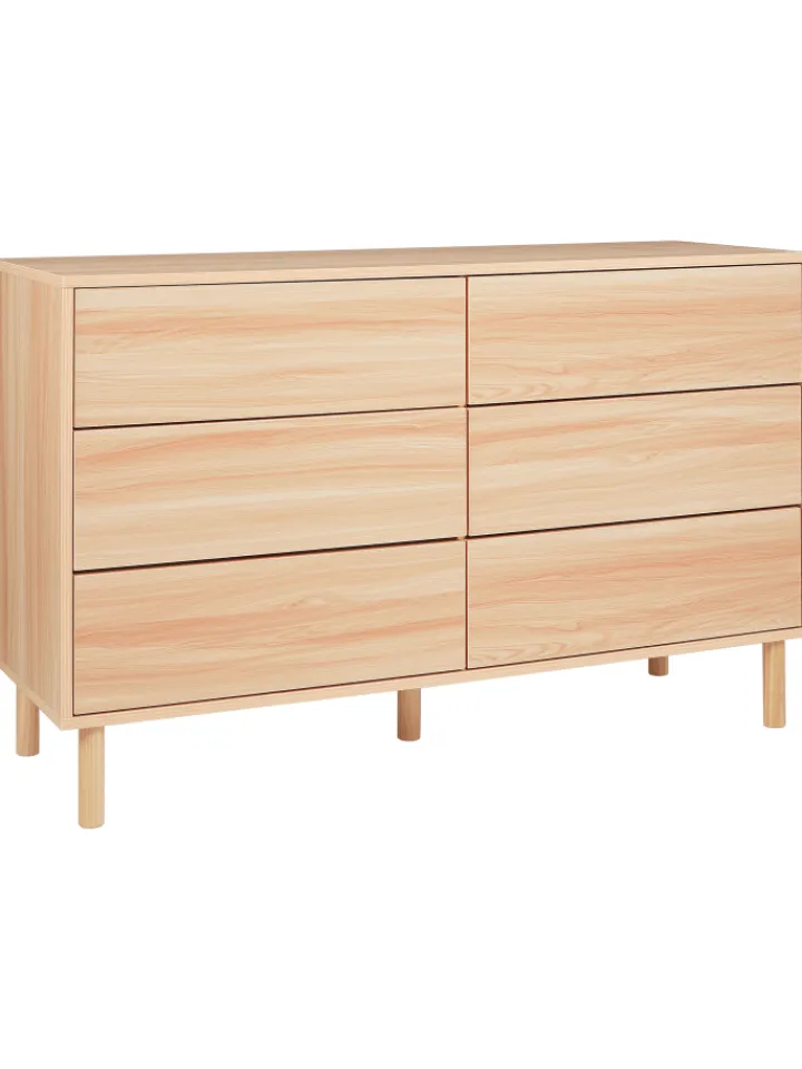 Beliani Regale & Schränke<Kommode SHARPE in Braun - (W) 120 x (H) 74 x (L) 40 cm