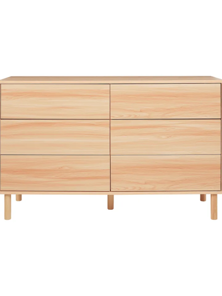 Beliani Regale & Schränke<Kommode SHARPE in Braun - (W) 120 x (H) 74 x (L) 40 cm