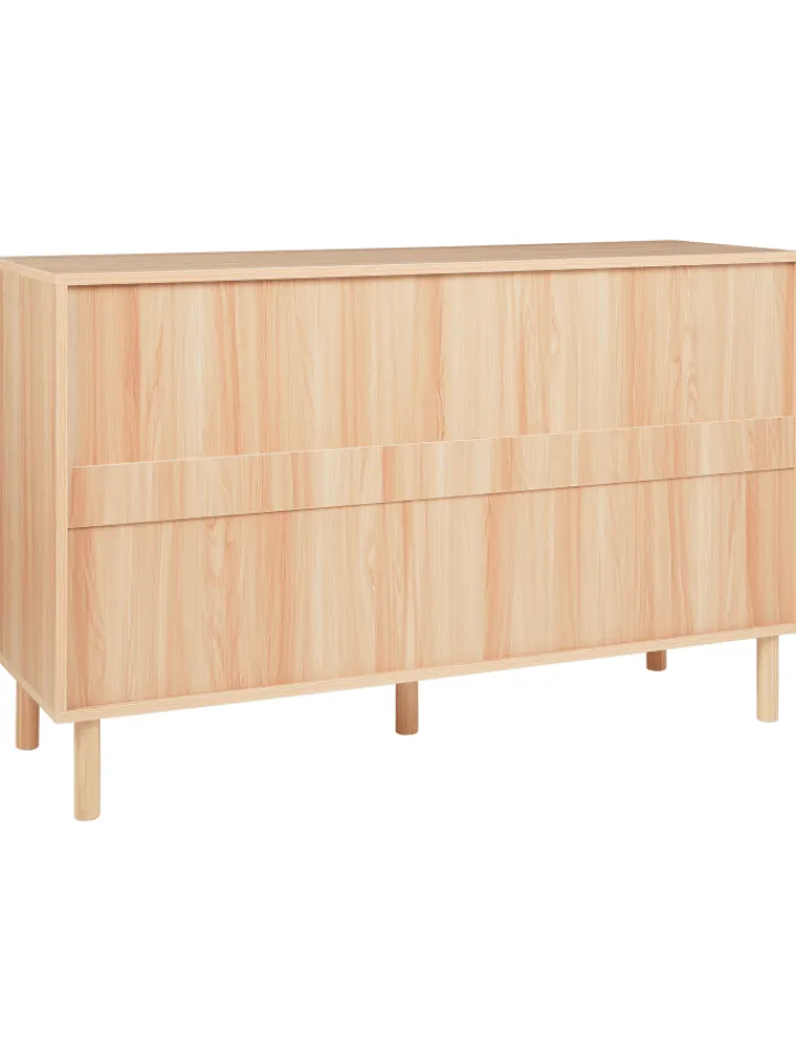 Beliani Regale & Schränke<Kommode SHARPE in Braun - (W) 120 x (H) 74 x (L) 40 cm
