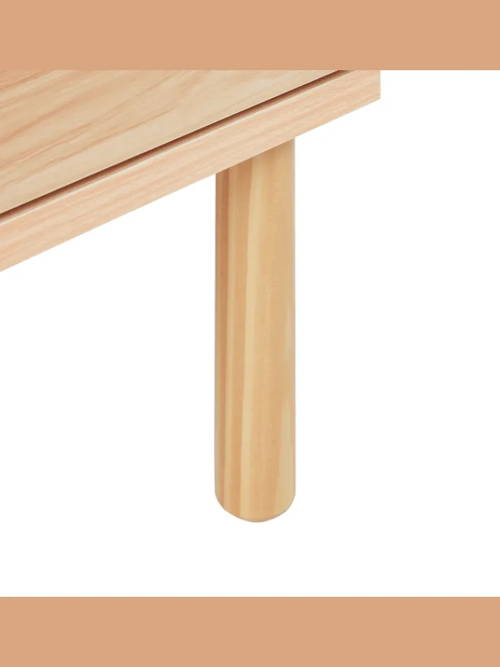 Beliani Regale & Schränke<Kommode SHARPE in Braun - (W) 120 x (H) 74 x (L) 40 cm