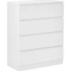 Beliani Regale & Schränke<Kommode WINNIPEG in Weiß - (W) 80 x (H) 100 x (L) 40 cm