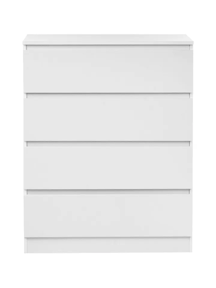 Beliani Regale & Schränke<Kommode WINNIPEG in Weiß - (W) 80 x (H) 100 x (L) 40 cm