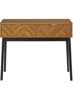 Rétro Chic Regale & Schränke<Konsole ''Felix'' in Hellbraun - (B)100 x (H)80 x (T)35 cm