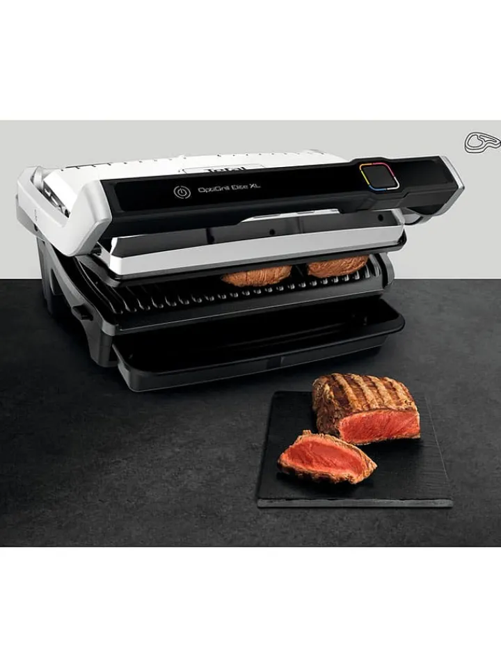 Tefal Küchenelektronik<Kontaktgrill GC7508 "Optigrill Elite" in Schwarz
