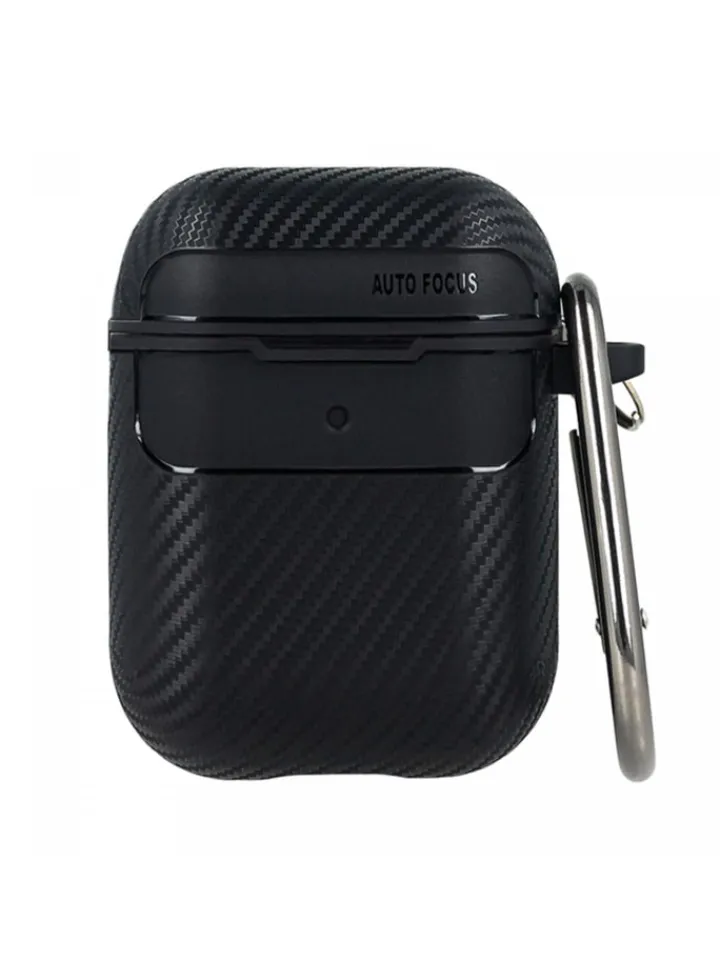 COFI 1453 Tv & Audio<Kopfhörerhülle Carbon Etui kompatibel mit AirPods in Rot