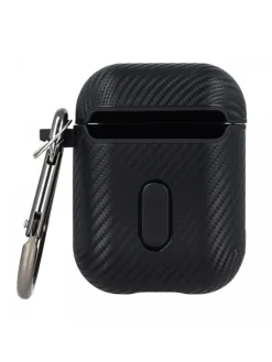 COFI 1453 Tv & Audio<Kopfhörerhülle Carbon Etui kompatibel mit AirPods in Rot