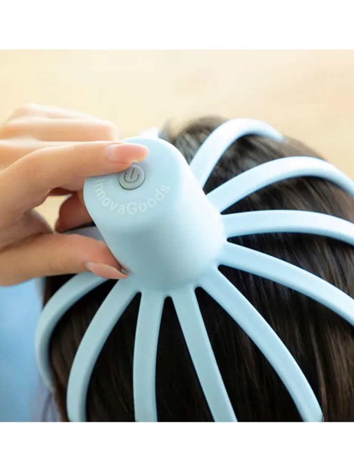 InnovaGoods Pflege & Gesundheit<Kopfmassagegerät in Hellblau